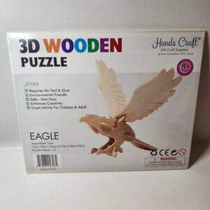 NEW 3D Puzzle Eagle Bird Figure STEM KIT CRAFT Project Science Lab Wood Wooden R